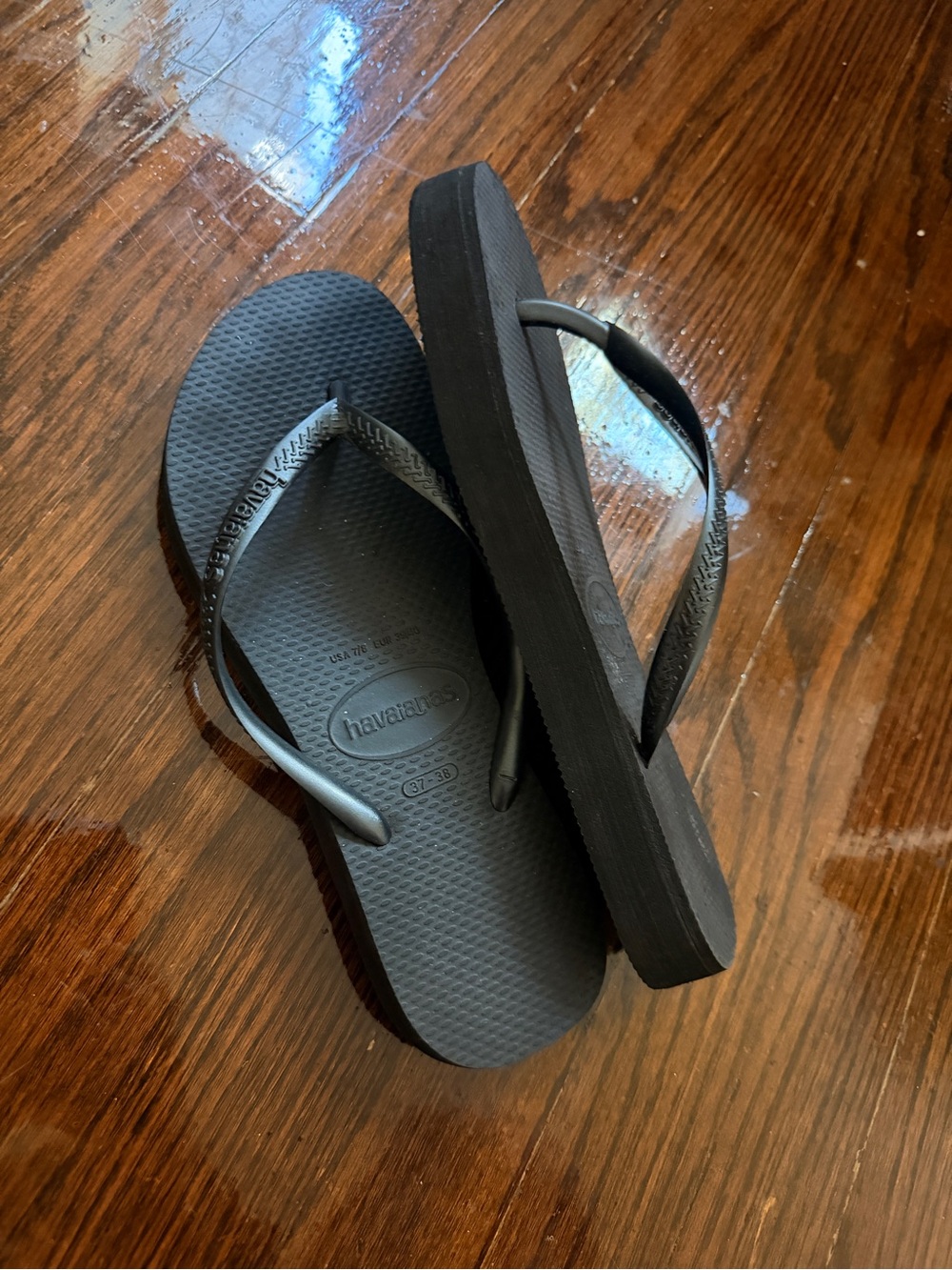 Platform Black Havaianas Flip Flops